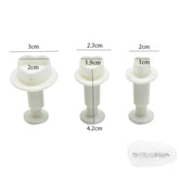 Cortadores Push Corazones x 3